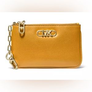 MICHAEL KORS Parker 6” X 4” Key Card Holder Card Case - Marigold